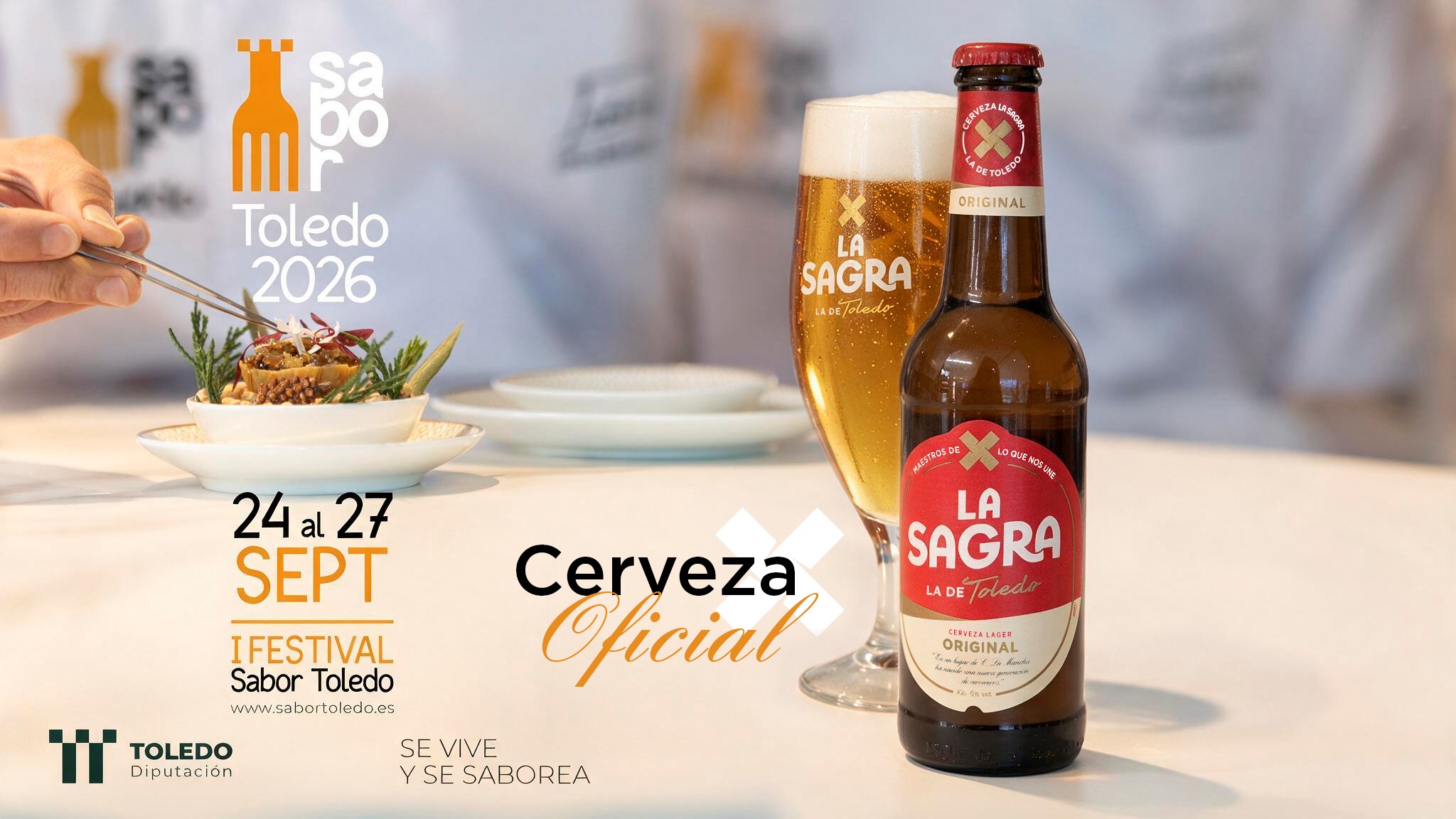 Cerveza LA SAGRA se suma como patrocinador principal a Sabor Toledo