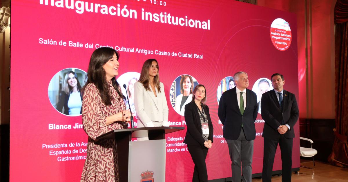 Blanca Fernández presenta Ciudad Real como destino de turismo gastronómico de interior en las jornadas Saborea España