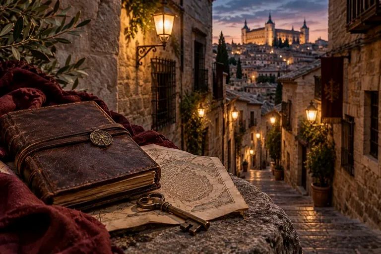 Una bruja y siete criaturas al caer la noche: Toledo juega con Halloween